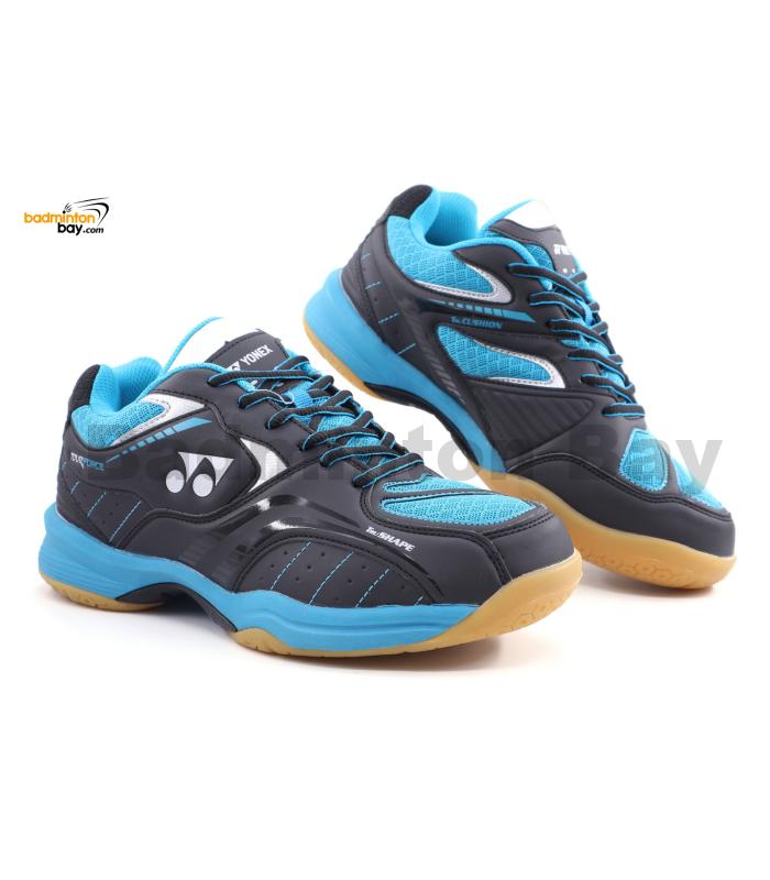 Yonex Tour Force Black Blue Badminton Shoes In-Court With Tru Cushion Technology